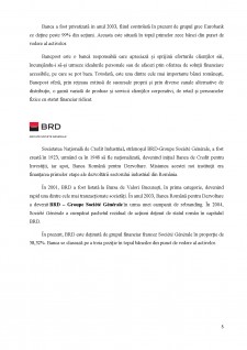 Analiza ofertei de produse bancare la Banca Comercială Română, Banca Transilvania, Bancpost, BRD - Groupe Societe Generale - Pagina 5