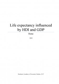 Life expectancy influenced by HDI and GDP - Pagina 1