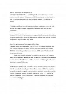 Gestiunea financiară a firmei Interamerican România Insurance Company SA - Pagina 2