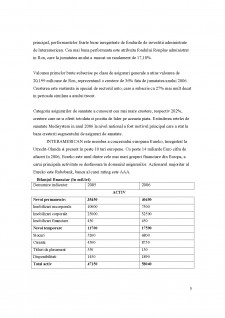 Gestiunea financiară a firmei Interamerican România Insurance Company SA - Pagina 5