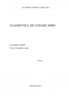 Algoritmul de codare HDB3 - Pagina 1