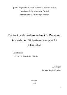 Politică de dezvoltare urbană în România - Pagina 2