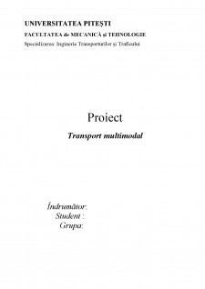 Transport multimodal - Pagina 1