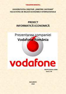 Vodafone România - Pagina 1