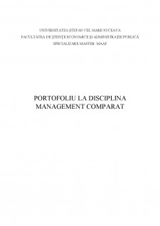 Management comparat - Pagina 1