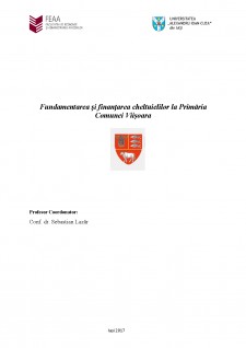 Fundamentarea și finanțarea cheltuielilor la Primăria Comunei Viișoara - Pagina 1
