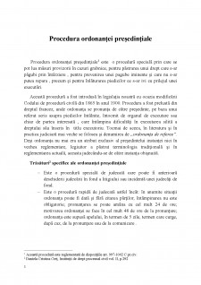 Procedura ordonanței președințiale - Pagina 1