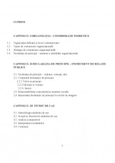 Declarația de principii - suport etic al organizației - Pagina 2
