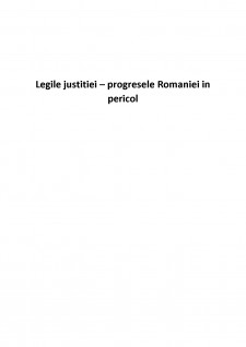 Legile justiției în România(2017-2018) - Pagina 1