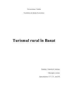 Turismul rural în Banat - Pagina 1