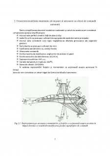 Pilot automat pentru controlul unghiului de ruliu fără constrangera unghiului de alunecare și lege de comandă proporțional-derivativă - Pagina 5