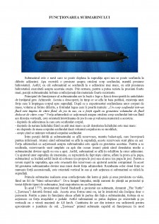 Funcționarea submarinului - Pagina 1