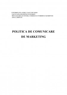 Politică de comunicare de marketing - Pagina 1