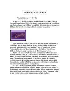 Studiu de Caz - Milka - Pagina 1