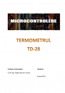 Termometrul TD-28 - Pagina 1