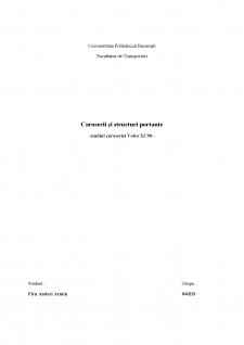 Caroserii și structuri portante - studiul caroseriei Volvo XC90 - Pagina 5