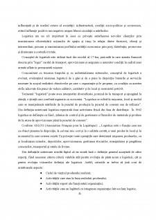 Analiza costurilor logistice - Studiu de caz Dacia Automobile S.A. - Pagina 5