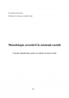 Metodologia cercetării în asistență socială - Pagina 1