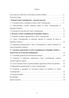 Organizarea și funcționarea Curții Constituționale în Republica Moldova - Pagina 2