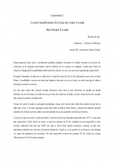 Locuri insuficiente la creșa de copii Livada din orașul Livada - Pagina 1