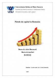 Piețele de capital în România - Pagina 1