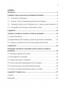 Asistența socială în cadrul serviciului de probațiune din România - Pagina 1