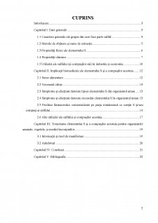 Implicații biomedicale ale elementului sulf și compușilor acestuia - Pagina 2