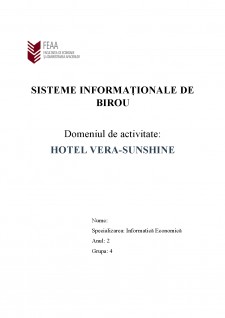 Sisteme informaționale de birou - Pagina 1