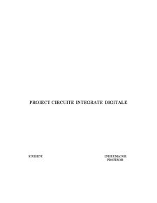 Circuite Digitale Integrate - Extragere Radical - Pagina 1
