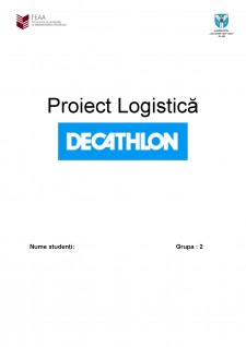 Logistică Decathlon - Pagina 1