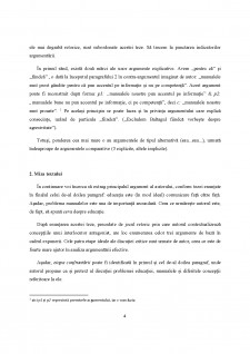Interpretare pragma-dialectică a articolului - La ce bun manualele? - de Andrei Pleșu - Pagina 4
