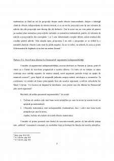 Rezolvarea dilemei lui Benacerraf prin argumentul indispensabilitatii - Pagina 5