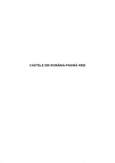 Castele din România - Pagină web - Pagina 1