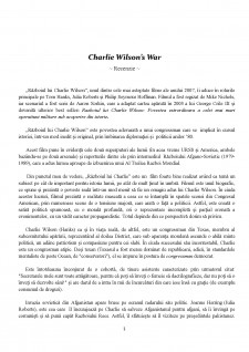 Charlie Wilson's War (Razboiul lui Charlie Wilson) - Pagina 1