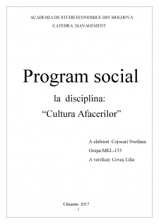Program social - Pagina 1