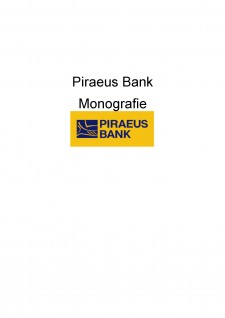 Piraeus Bank - Monografie - Pagina 1