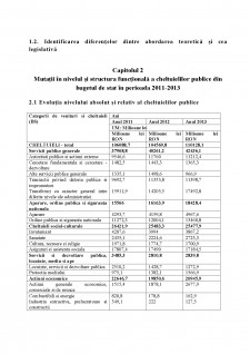 Analiza structurii și dinamicii cheltuielilor publice din bugetul de stat și din bugetele locale din România - Pagina 4