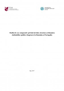 Studiu de caz comparativ privind nivelul, structura și dinamica cheltuielilor publice în România și Portugalia - Pagina 1