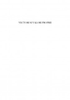 Vectori și valori proprii - Pagina 1
