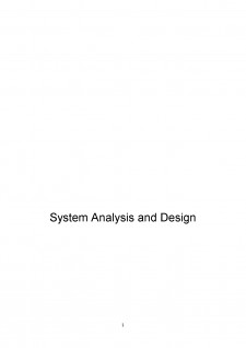 System analysis and design - Pagina 1