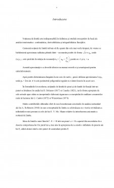 Rolul noțiunii de limită în unele probleme de matematică - Pagina 5