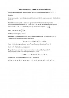 Subspațiul ortogonal - Proiecția ortogonală pe un subspațiu - Exemple și exerciții - Pagina 3