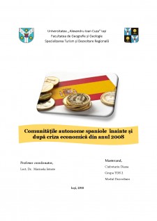 Comunitățile autonome spaniole înainte și după criza economică din anul 2008 - Pagina 1