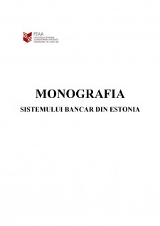 Monografie sistemul bancar din Estonia - Pagina 1