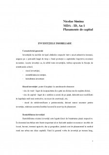 Investițiile imobiliare - Pagina 1
