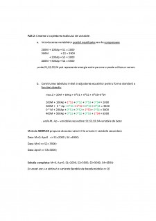 Maximizarea profitului utilizând programarea liniară - metoda simplex - Pagina 4