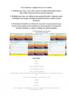 Bazele proiectării interfețelor web - Standardul CSS - Pagina 2