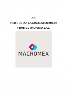 Analiza concurenților firmei SC Macromex SRL - Pagina 1