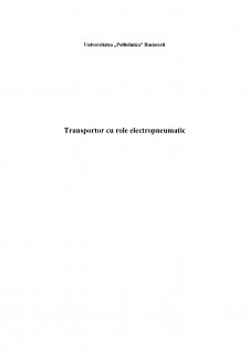 Transportor cu role electropneumatic - Pagina 1