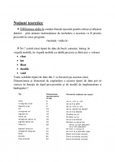 Limbaj de programare C - Lab nr 1 - Pagina 2